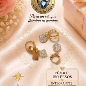 Broqueles de oro chapado