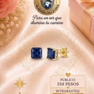 Broqueles de oro capado