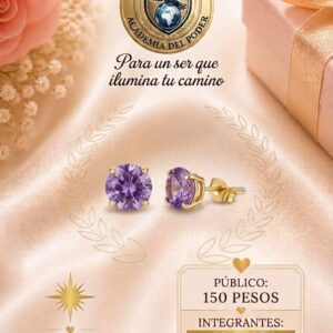 Broqueles de chapa de oro