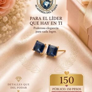 Broqueles de oro chapado