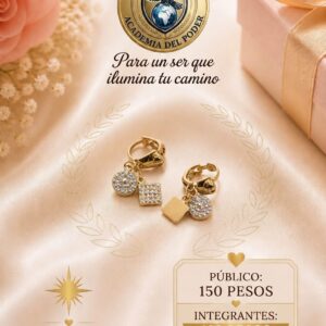 Broqueles de oro chapado