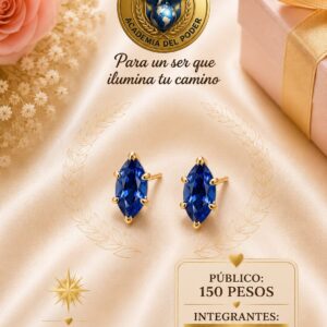 arete chapa de oro