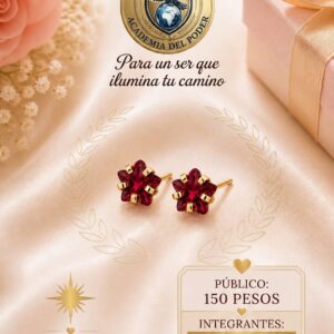 arete chapa de oro